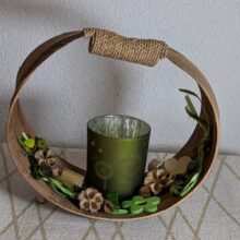Kokosschiffchen gebunden
